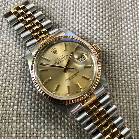 1984 rolex day date gold|Rolex datejust 1984 jubilee.